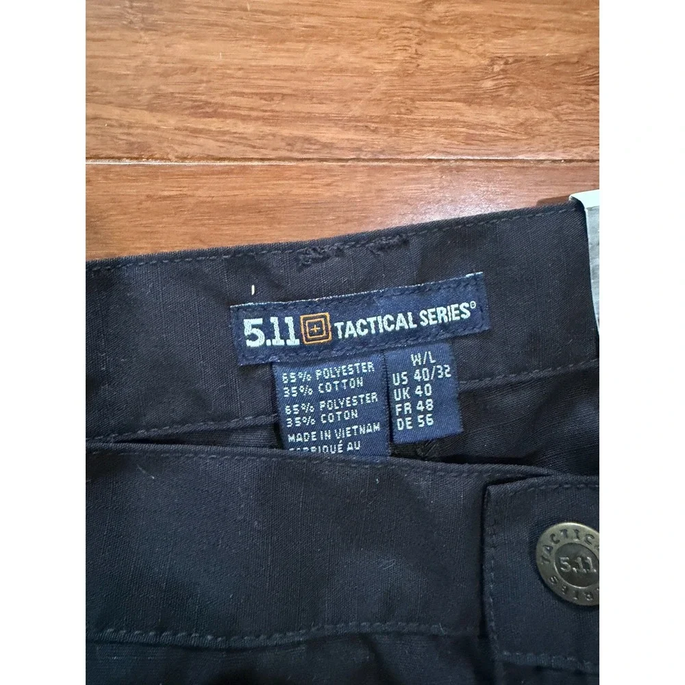 NWT 5.11 Tactical Taclite Pro Ripstop Pants Men Black 40 X 32 Cargo Pockets